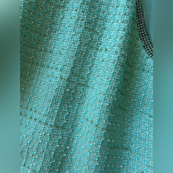 Self Portrait MINT BOUCLE MINI DRESS - Picture 3 of 5
